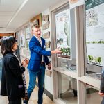 Students presenting their work