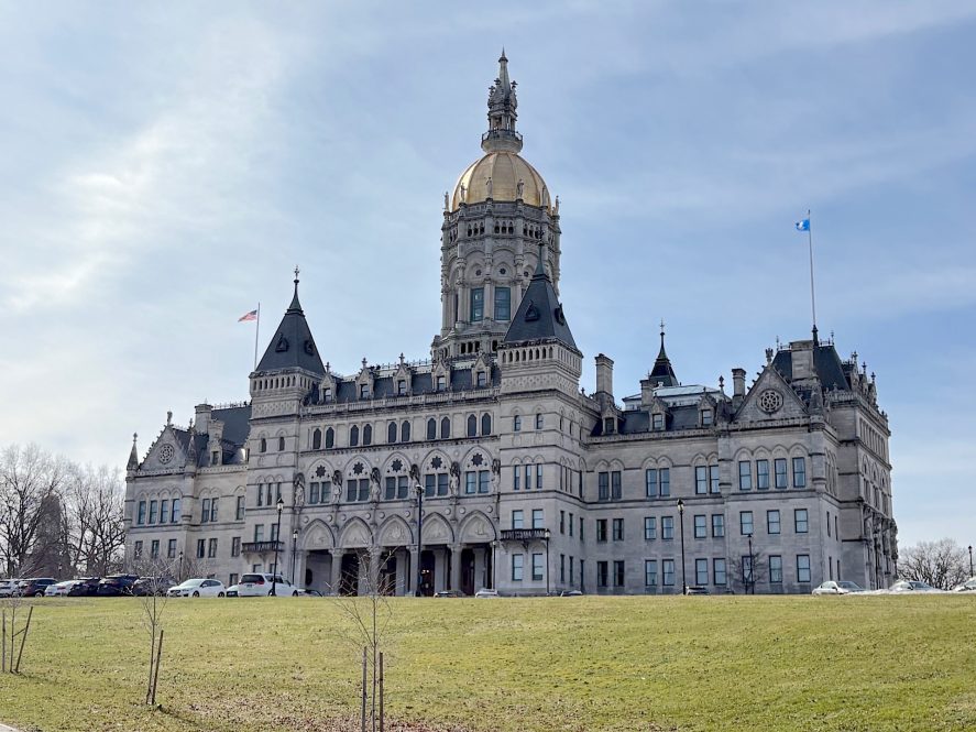 Connecticut State Capitol building in Hartford, Connecticut.