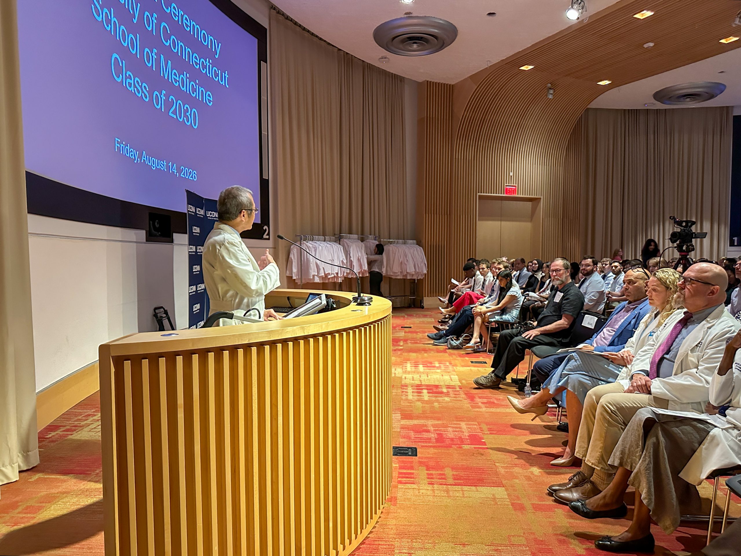 Dr. Liang at SOM White Coat 2026