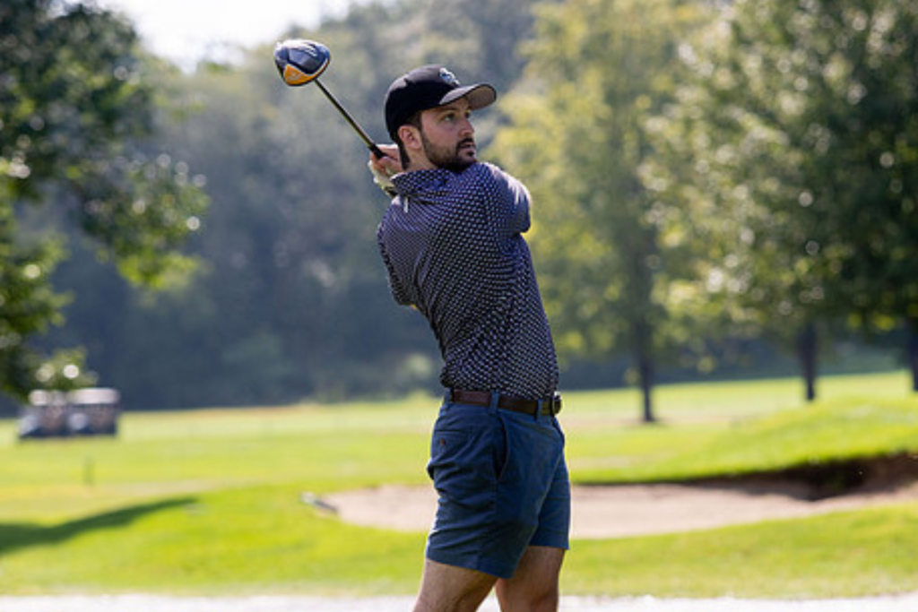 Ethan Gasteyer golfing