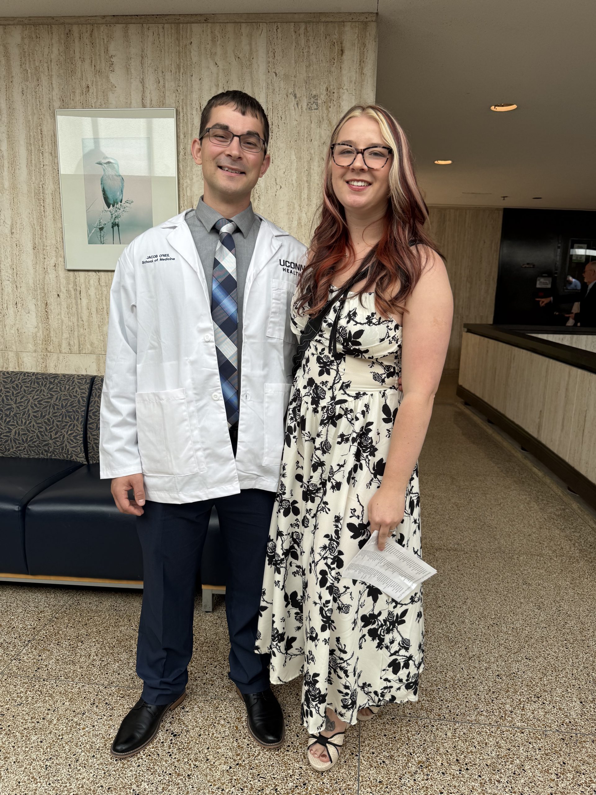 2026 UConn School of Medicine White Coat (Photo by Lauren Woods)