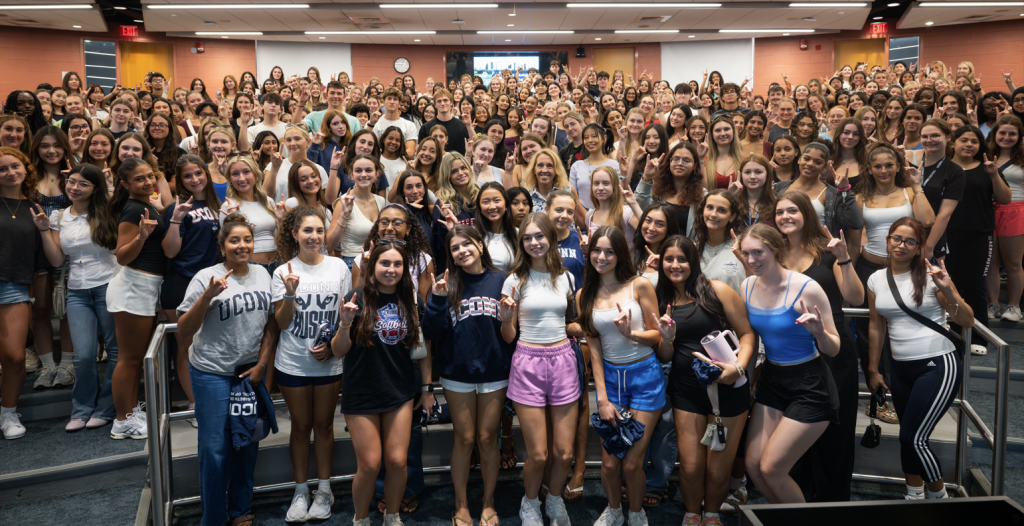 UConn Nursing class of 2030 at WOW weekend