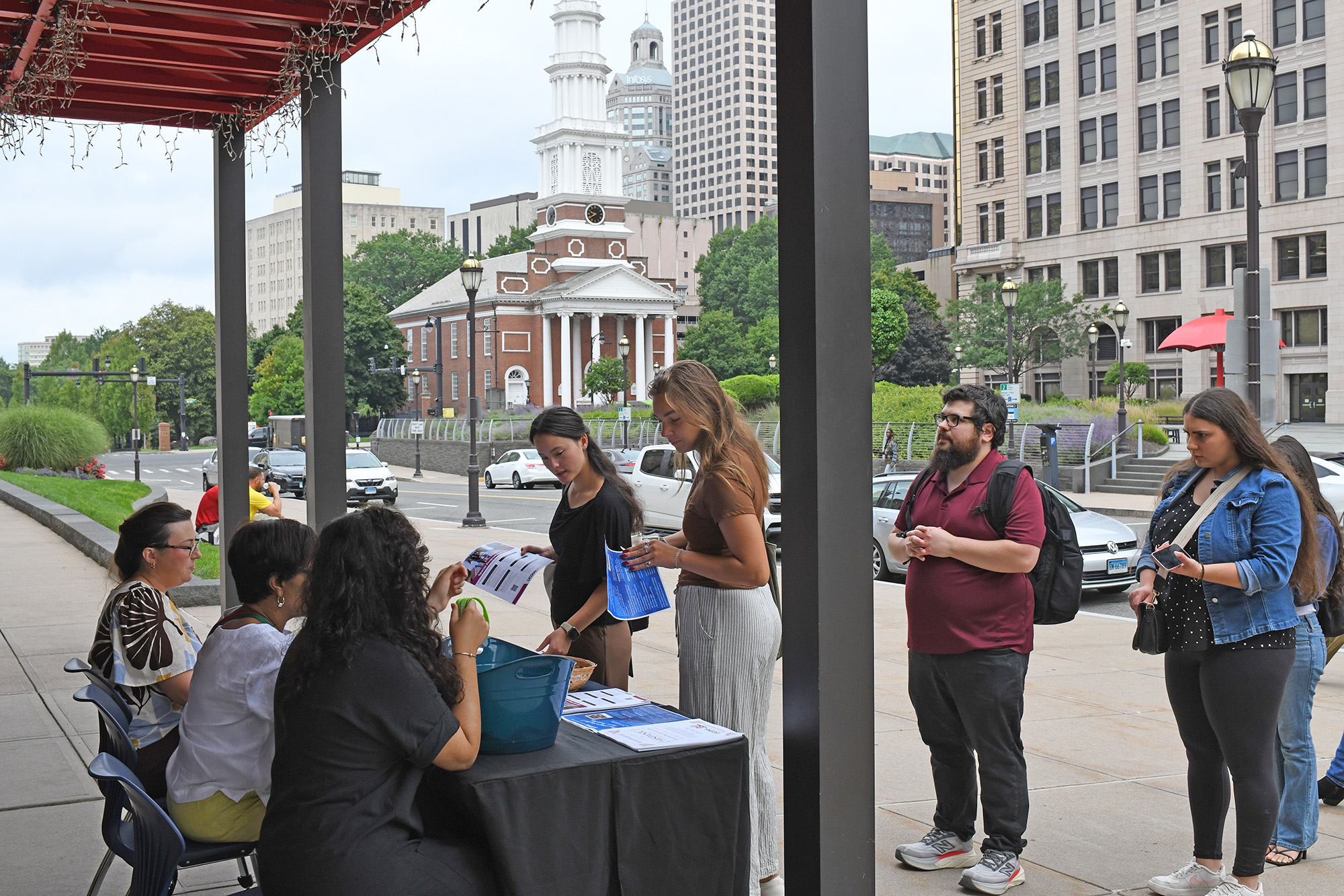 UConn students, Hartford campus