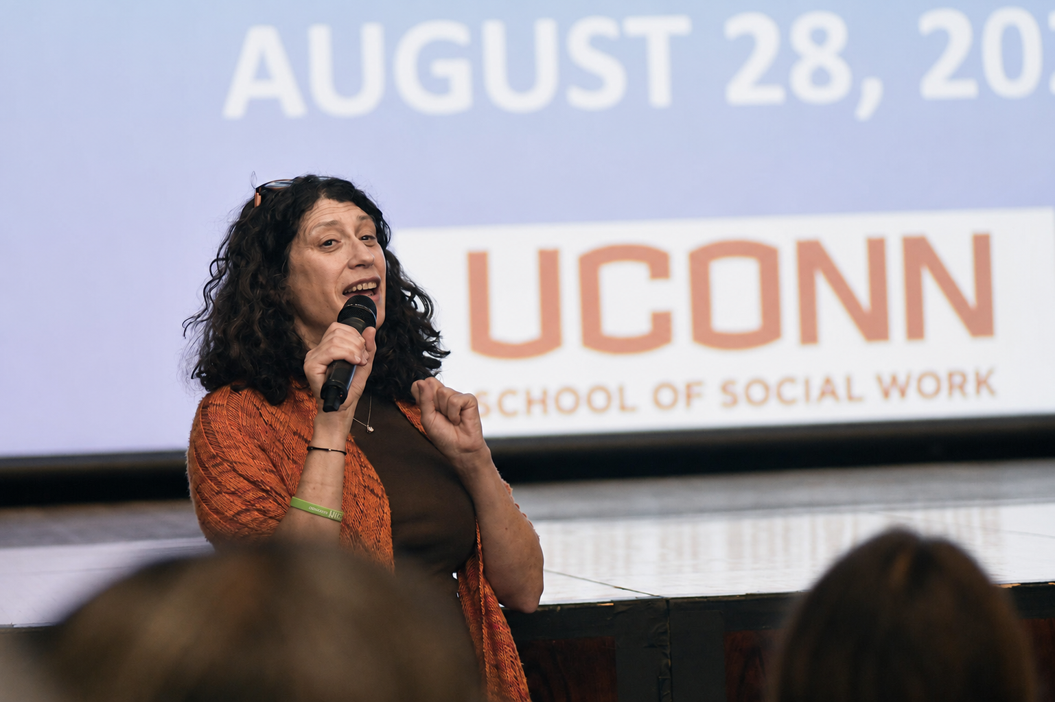Dean Laura Curran speaks at Convocation