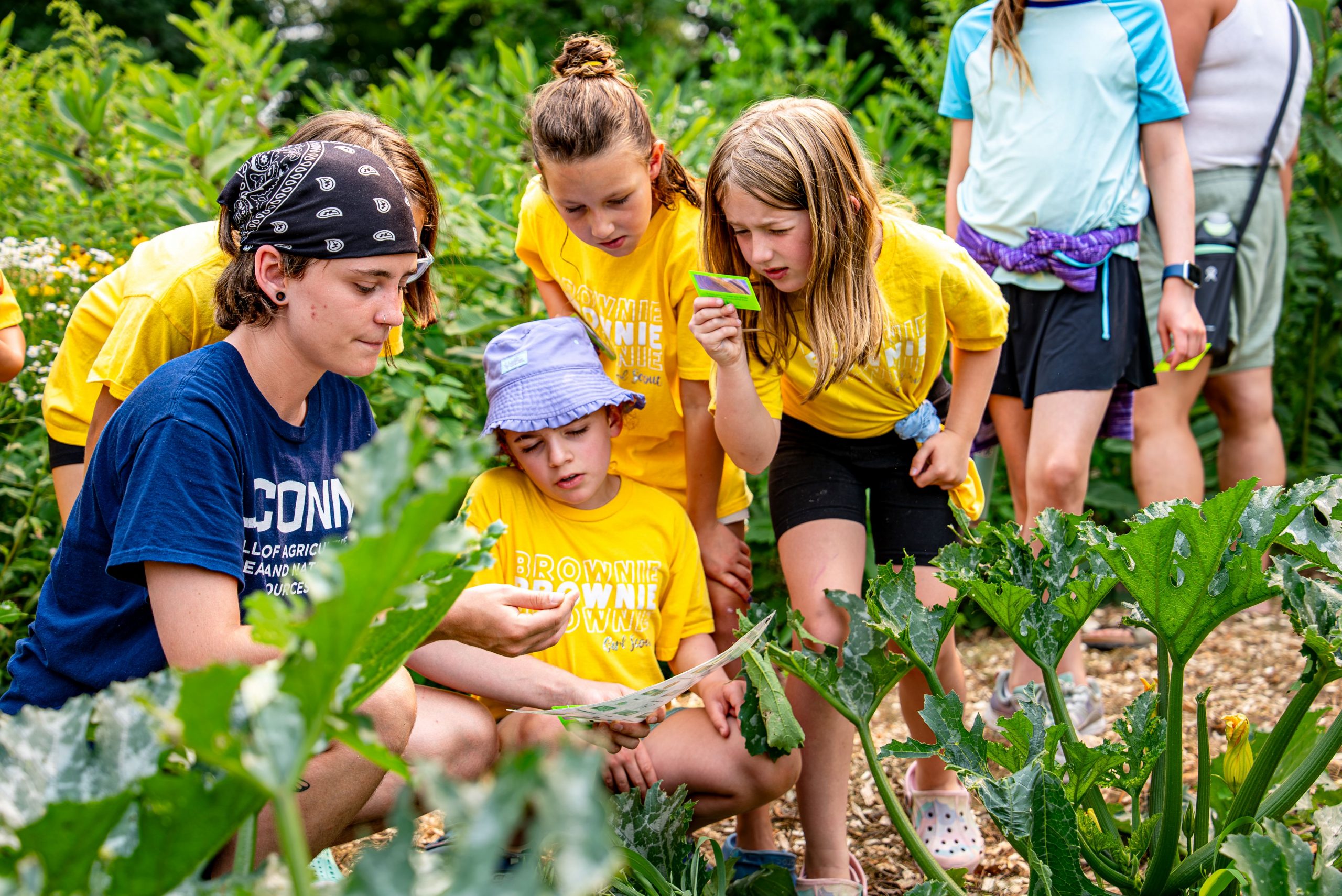 Students and participants at UConn Bug Week