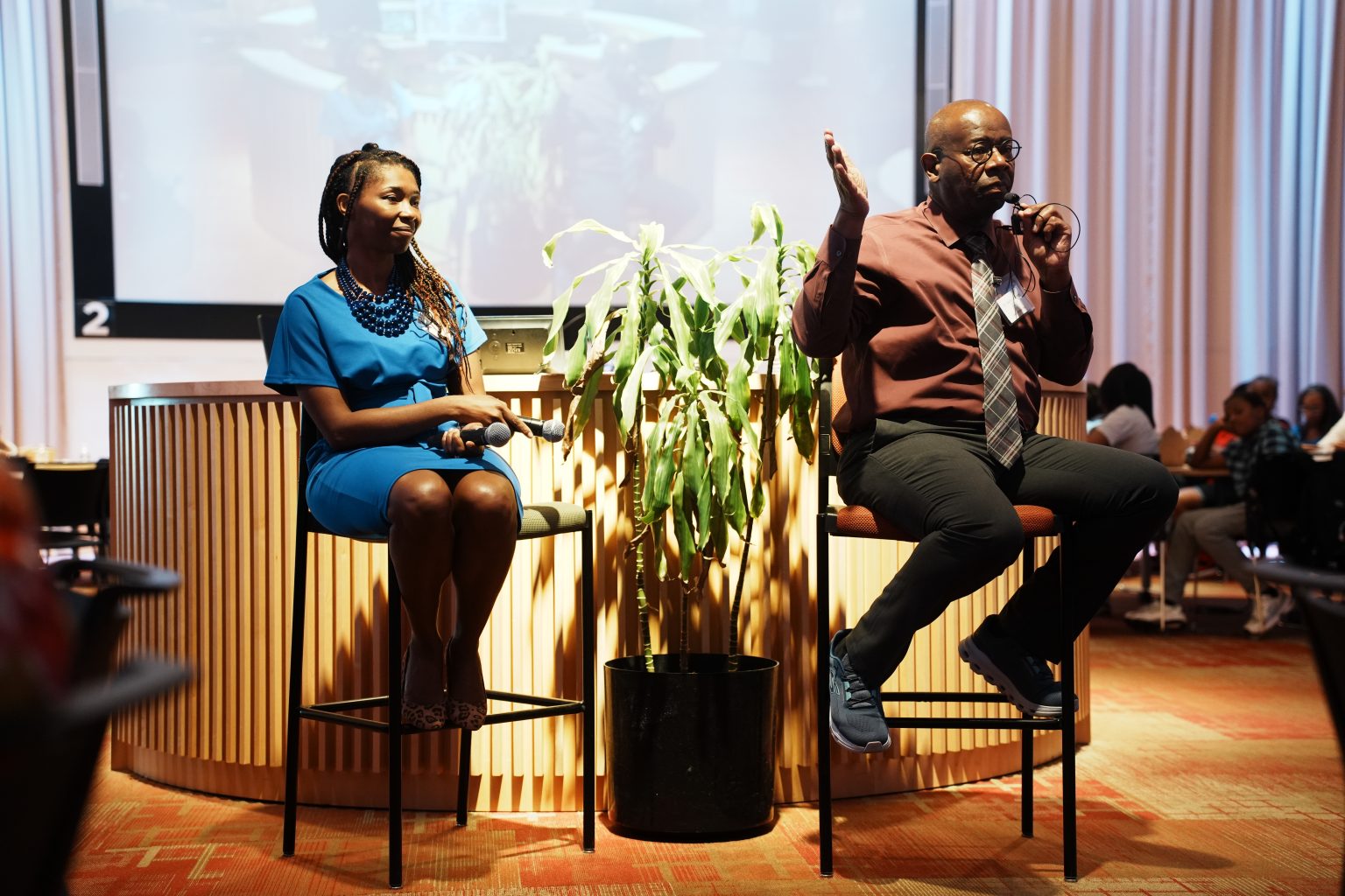 Dr. Iyanna Liles and Dr. Darin Latimore.