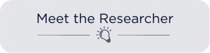 A graphic that reads "Meet the Researcher" with a lightbulb and lines underneath the words