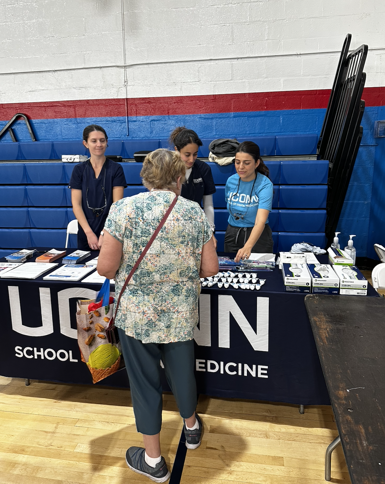 patient visits booth