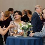 Sandra Kaplan ‘78, Sudha Srinivasan ‘14, Michael Parisi  ‘78