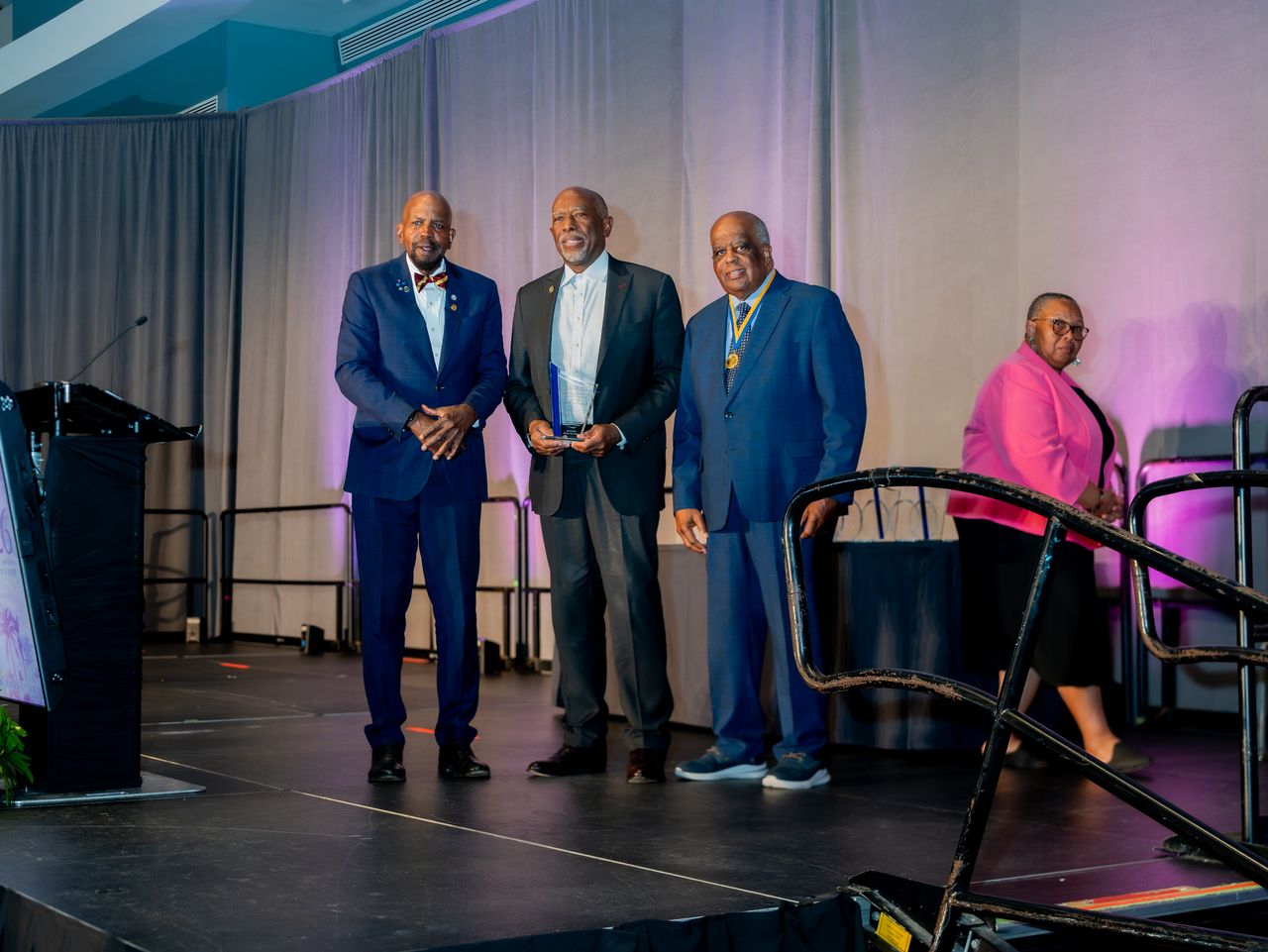 James Hildreth accepting CTL award