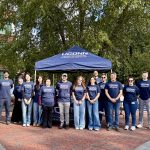 Group of graduate students a part of CASI at outreach event 