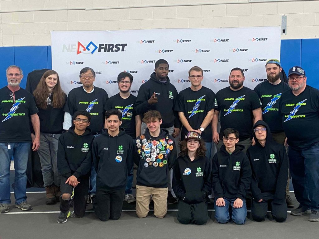 Team photo of the Power Surge 4-H Robotics Team in 2023.