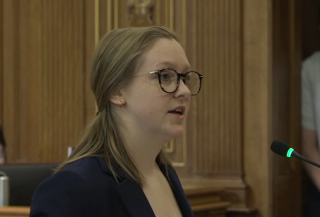 Catherine Cheek at court