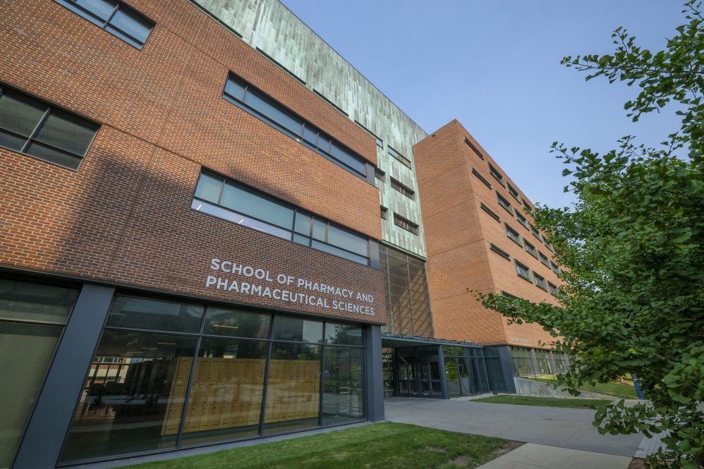 exterior of UConn Pharmacy building